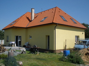 Hotová fasáda RD